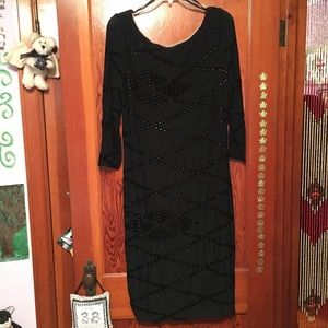 Kay Unger sexy cocktail dress low back size 16